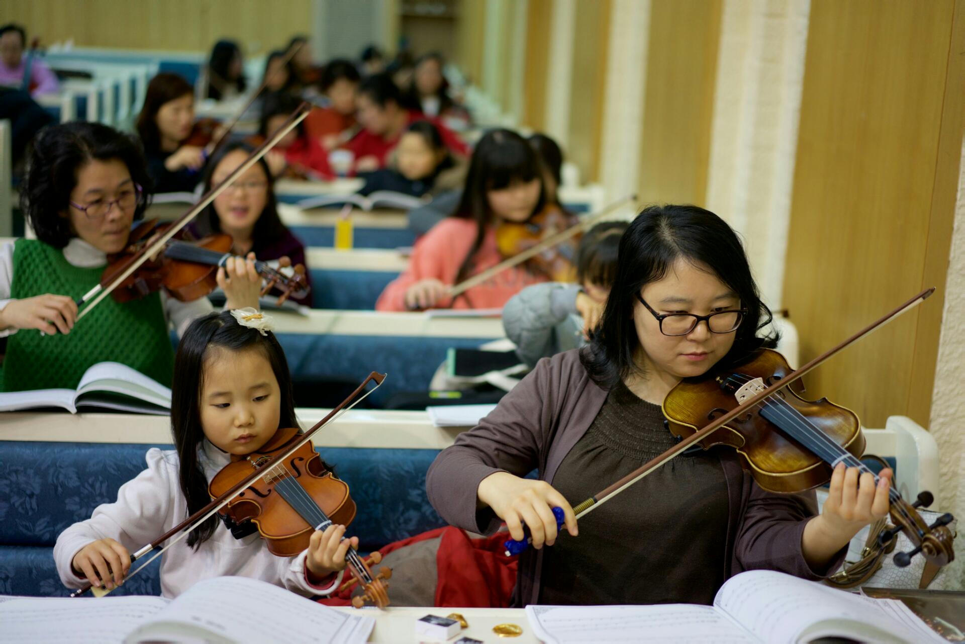 뮤직홈 오케스트라 - 수업사진